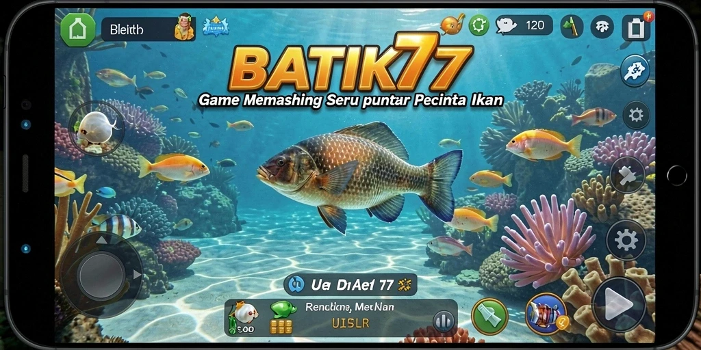 Tangkapan ikan yang mengesankan dalam game memancing BATIK77.