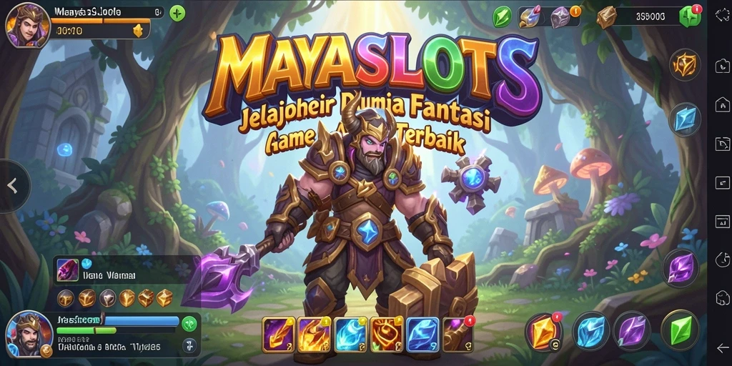 Tangkapan layar menampilkan pertarungan seru di dalam <strong>MAYASLOTS</strong>.