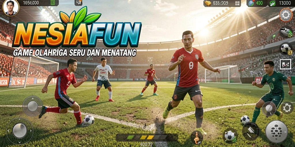 Tampilan gameplay seru dan kompetitif di NESIAFUN.