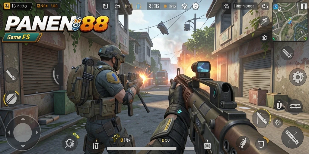 Gameplay mendebarkan dari PANEN88 dengan aksi seru di medan perang.