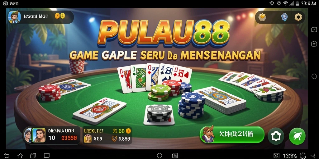 Tampilan gameplay seru dan interaktif dalam PULAU88.