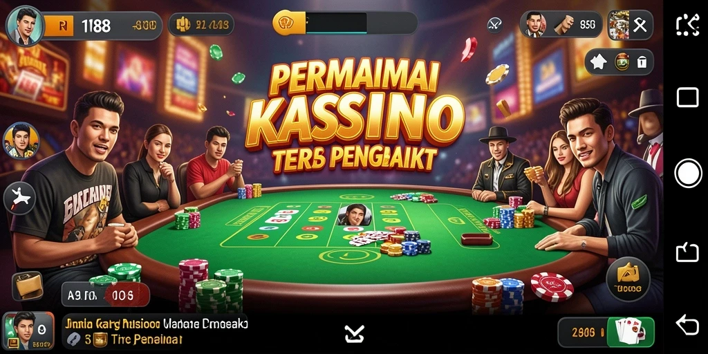Screenshot RI188 menampilkan pengalaman bermain Kasino yang mengasyikkan.