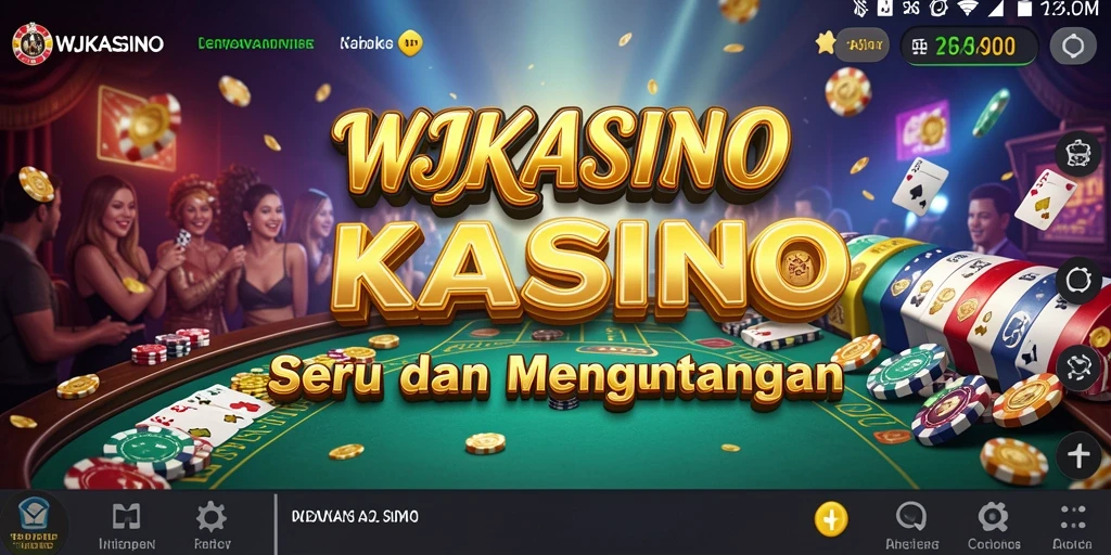 Tampilan menarik gameplay WJKASINO dengan berbagai pilihan permainan kasino.